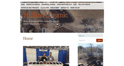 Desktop Screenshot of hollinsorganic.com